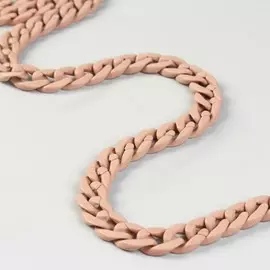 Цепочка для сумки, пластиковая, 1723 мм, 120 см, бежевая