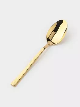 Чайная ложка magistro kolos min, длина 15.7 см, толщина 2 мм, нержавеющая сталь, золотистая