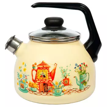 Чайник 3,0л со свистком Чайный домик