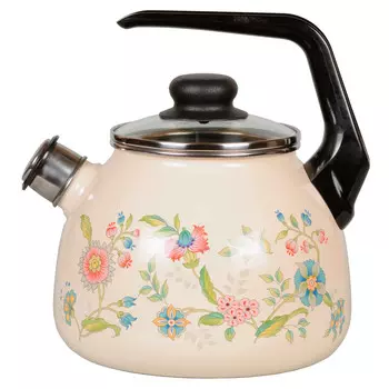 Чайник 3,0л со свистком Луговые цветы
