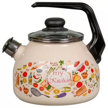 Чайник 3,0л со свистком Моя кухня