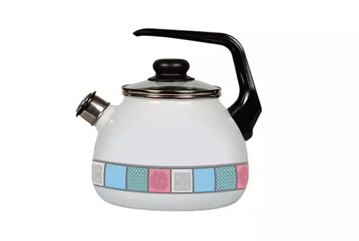 Чайник 3,0л со свистком пастель