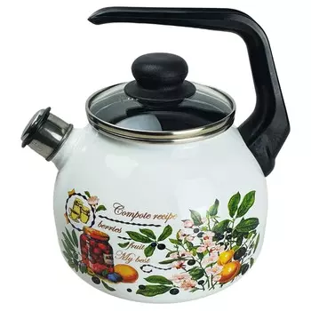 Чайник 3,0л со свистком Вкусный компот