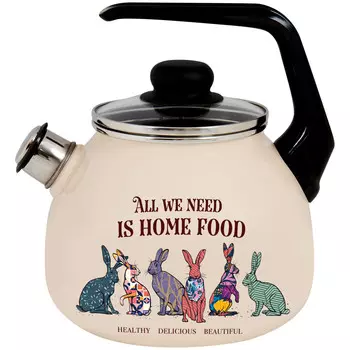 Чайник 3,0л со свистком Зайцы