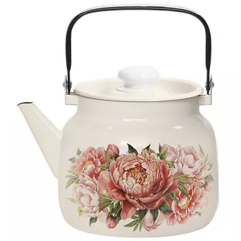 Чайник 3,5л Букет пионов
