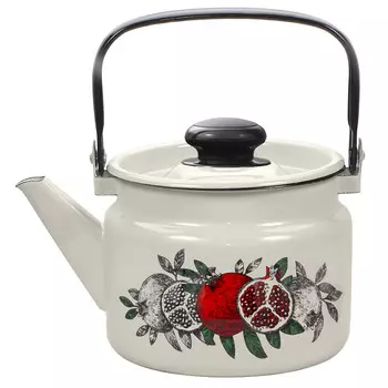 Чайник эмал 2,0л Цвет граната