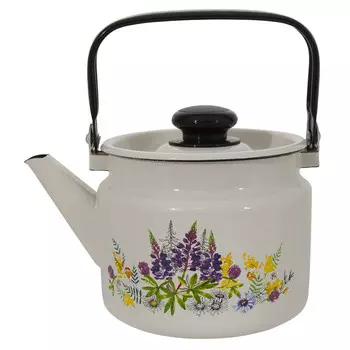 Чайник эмал 2,0л Люпины