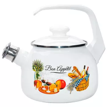 Чайник эмал 2,5л Пикник