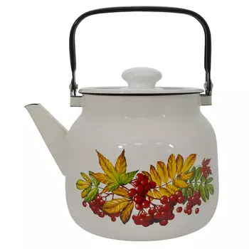 Чайник эмал 3,5л Рябина