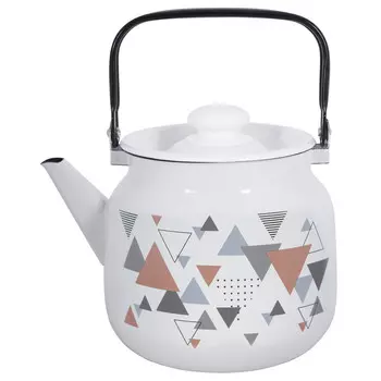 Чайник эмал 3,5л Треугольники