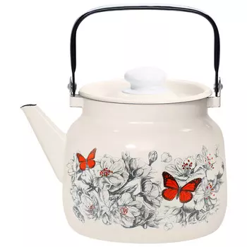 Чайник эмал 3,5л Яблоневый цвет