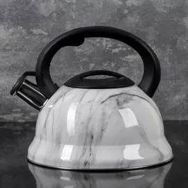 Чайник со свистком из нержавеющей стали доляна