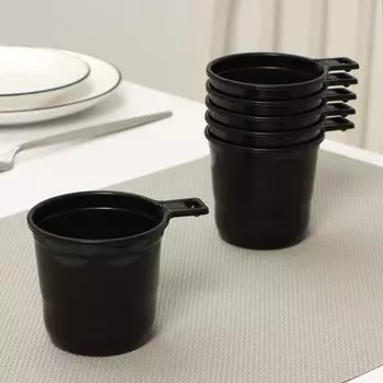 Чашки кофейные пластиковые одноразовые не забыли!