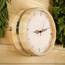 Часы банные бочонок