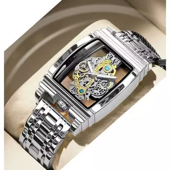 Часы наручные кварцевые мужские, циферблат 5.1 х 3.4 см, ремешок l-26 см, 3 атм