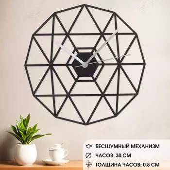 Часы настенные из металла