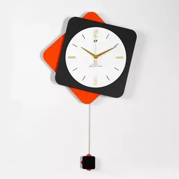 Часы настенные, серия: маятник, 60 х 38 см, d-24 см