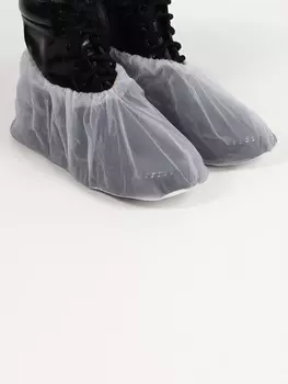 Чехлы для обуви, р-р s (33-36), 25 см, пара, серые