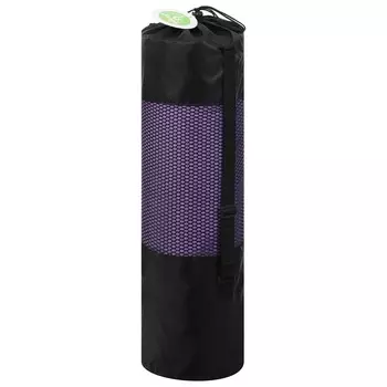 Чехол для йога-коврика sangh, 7030 см, для коврика толщиной до 1 см, цвет черный