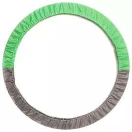 Чехол для обруча 60-90 см, цвет салатовый/серый