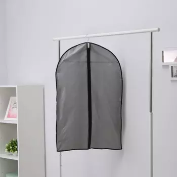 Чехол для одежды ladоm, плотный, 6090 см, цвет серый