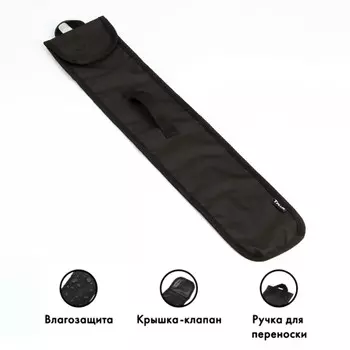 Чехол для шампуров, оксфорд 600, черный, 11 х 65 см