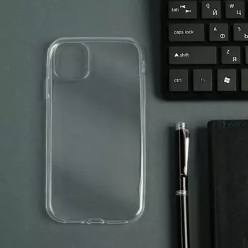 Чехол luazon на iphone 11, силиконовый, тонкий, прозрачный