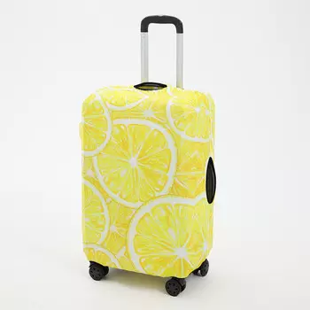 Чехол на чемодан l, цвет желтый