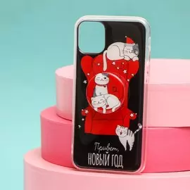 Чехол с попсокетом для iphone 11