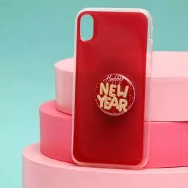 Новогодний подарочный набор,чехол для телефона с держателем