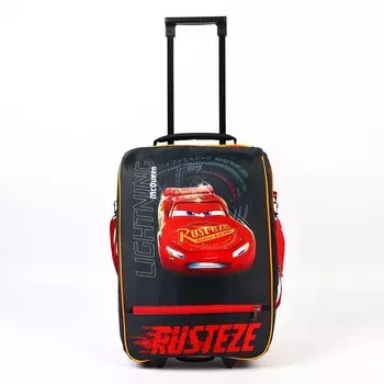 Чемодан малый тачки 32*23*42 см, отд на молнии, н/карман, черный