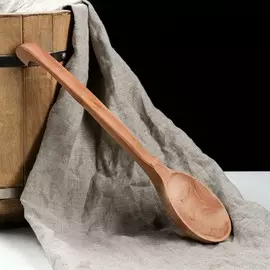 Черпак деревянный, 150 мл, цельный массив бука