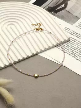 Чокер бисерный