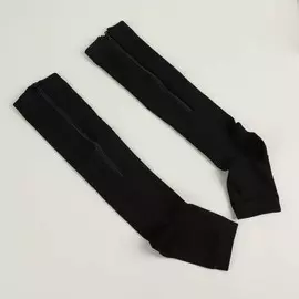 Чулки компрессионные, s-m р-р, пара, цвет чёрный