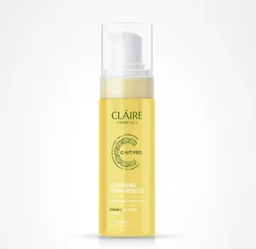 Claire cosmetics C-VIT PRO Пенка-мусс очищающая для умывания, для всех типов кожи 165мл