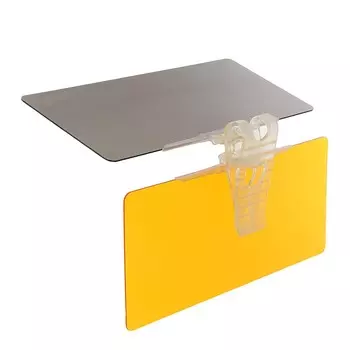 Cолнцезащитный козырек в авто, пластик, желтый, 3013 см, 2 визора