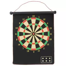 Набор для игры в дартс onlytop, магнитное полотно диаметром 50 см, 6 дротиков