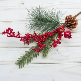 Еловая ветка декоративная