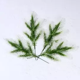 Ветка декоративная новогодняя, набор 4 шт., 24 см