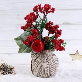 Новогодняя композиция на стол