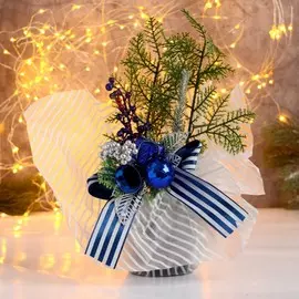 Новогодняя композиция на стол