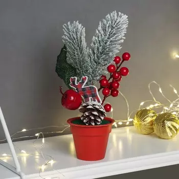 Новогодняя композиция на стол