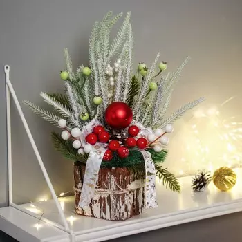 Новогодняя композиция на стол