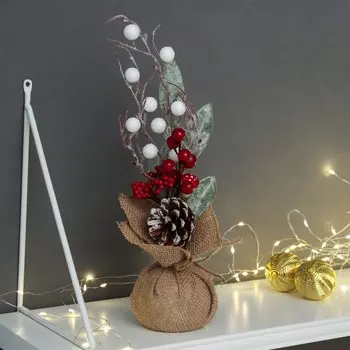 Новогодняя композиция на стол