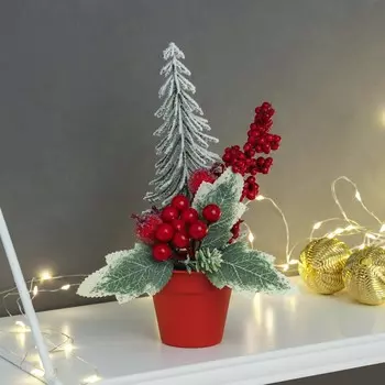 Новогодняя композиция на стол