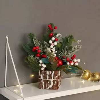 Новогодняя композиция на стол