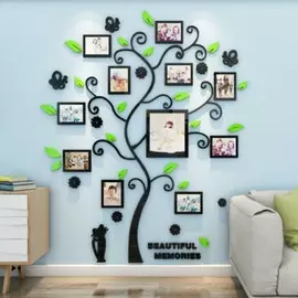 Наклейка интерьерная с фоторамками take it easy, декор настенный, панно на стену 190156 см