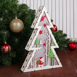 Декор новогодний с подсветкой