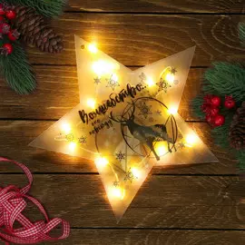 Звезда с гирляндой