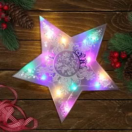 Звезда с гирляндой